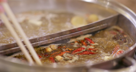 Chinese hotpot restaurantの写真素材