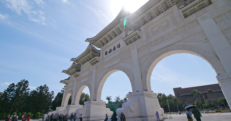 Taipei city, Taiwan, 25 May 2018:- Freedom Square Taipeiのeditorial素材