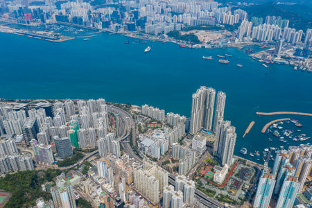 Shau Kei Wan, Hong Kong 19 March 2019: Hong Kong cityのeditorial素材