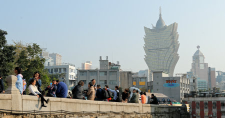 Macau- 22 January 2019: Macau cityのeditorial素材