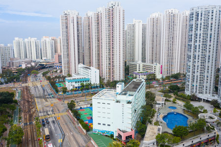 Tin Shui Wai, Hong Kong 03 February 2019:- Hong Kong residential district