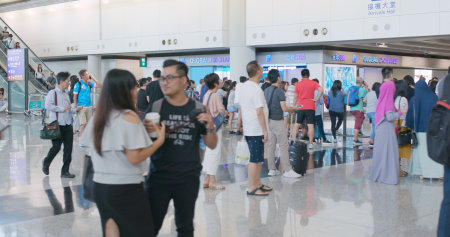 Chek Lap Kok, Hong Kong, 05 August 2018:- Hong Kong international airportのeditorial素材