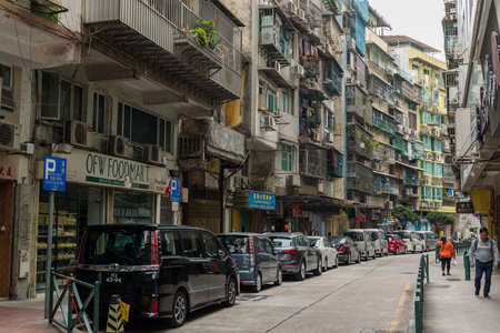 Freguesia de Santo Antonio, Macau, 21 January 2019: Macau downtown