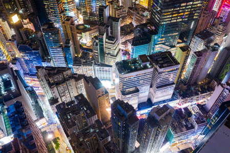 Causeway Bay, Hong Kong 22 February 2019: Hong Kong at nightのeditorial素材