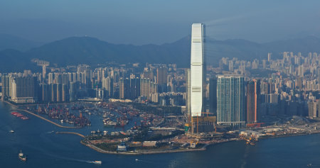 Victoria peak, Hong Kong, 08 November 2018:- Hong kong landscapeのeditorial素材