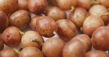 Clausena wampi fruitの写真素材
