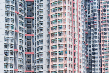 Residential building facadeのeditorial素材