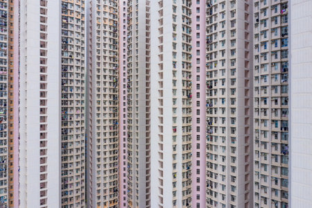 Residential building facadeのeditorial素材