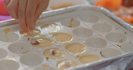 Make takoyaki at homeの写真素材