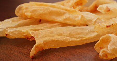 Dried fish maw close upの写真素材