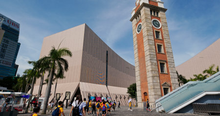 Tsim Sha Tsui, Hong Kong 16 July 2019: Hong Kong clock tower
