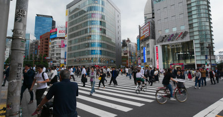 Tokyo, Japan, 29 June 2019: Shinjuku station in Tokyo cityのeditorial素材