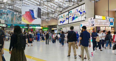 Tokyo, Japan, 25 June 2019: Ueno station in Tokyo cityのeditorial素材