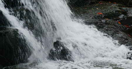 Cascade waterfall river in tropical forest