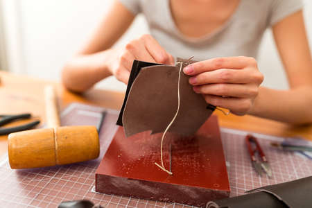 Making leather craft