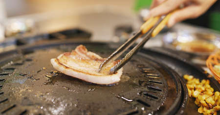Korean BBQ restaurantの写真素材