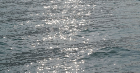 Beautiful seascape under sunlightの写真素材