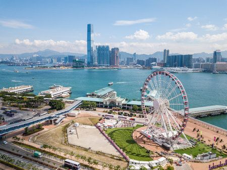 Central, Hong Kong 29 May 2018:- Hong Kong urban cityscapeのeditorial素材