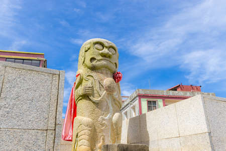 Kinmen, Taiwan 01 July 2022: statue of wind lion god in Kinmenの写真素材