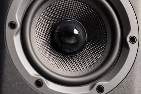 Hifi audio speaker close upの写真素材