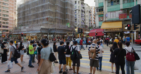 Kwun Tong, Hong Kong 27 May 2021: Hong Kong residential district