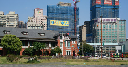 Taipei, Taiwan, 01 March 2022: Warehouse of Taipei Memoryのeditorial素材