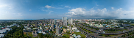 New Taipei, Taiwan 12 July 2022: LinKou residential district in new Taipei of Taiwan