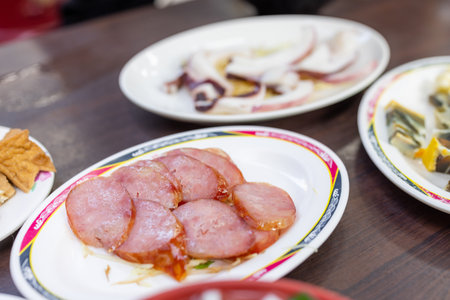 Dishes of Taiwanese street food