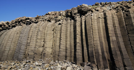 Basalt in Chixi of Penghu