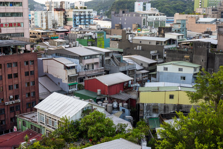 Keelung, Taiwan 19 August 2022: Keelung city in Taiwanの写真素材