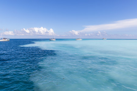 Milk Sea in Guishan island of Yilanの写真素材
