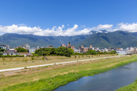 Taiwan Hualien beautiful natural landscapeの写真素材
