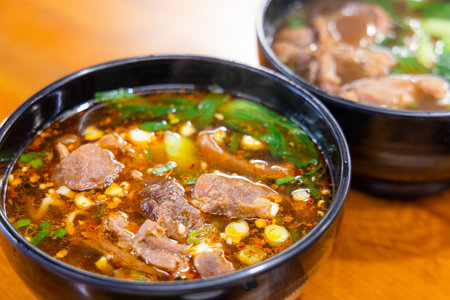Traditional Taiwanese braised beef noodles