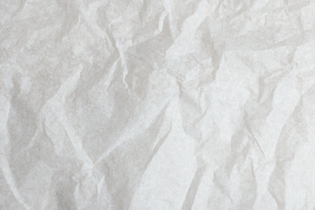 White crumpled paper texture background