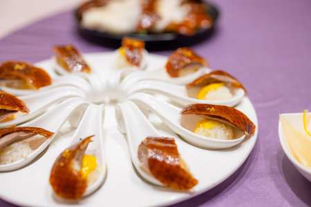 Peking dusk in Chinese restaurantの写真素材