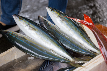 Fresh raw warasa sell in the wet market
