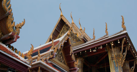 Bangkok, Thailand, 08 April 2020: The Grand Palaceのeditorial素材