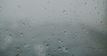 Rain drop on the windowの写真素材