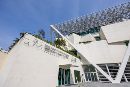 Taiwan, 21 February 2023: Tainan Art Museumのeditorial素材