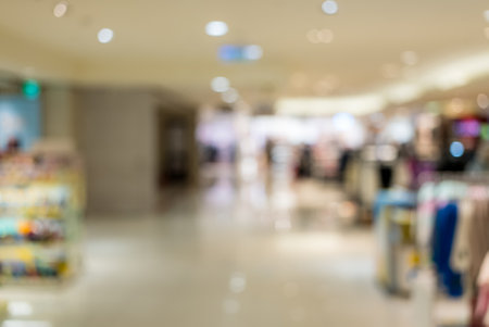 Blur view of the shopping centerの写真素材