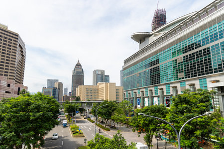 Taiwan 13 June 2023: Taipei xinyi district
