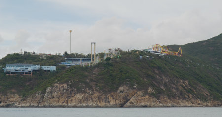 Ap Lei chau, Hong Kong 27 May 2021: Hong Kong ocean parkのeditorial素材
