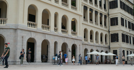 Central, Hong Kong 29 August 2019: Central Police Stationのeditorial素材