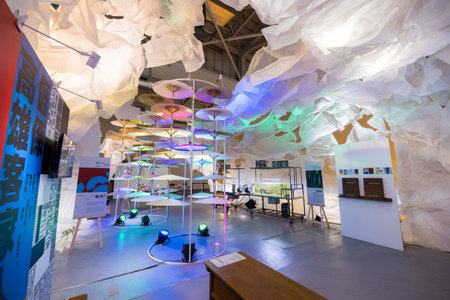 Taoyuan, Taiwan 25 August 2023: Taoyuan hakka exhibitionのeditorial素材