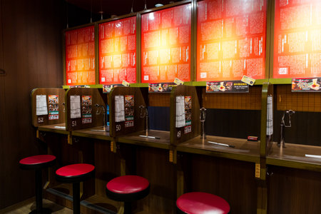 Taiwan 28 November 2023: Ichiran Ramen shopのeditorial素材