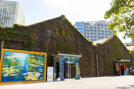 Taipei, Taiwan 26 October 2023: Huashan 1914 Creative Park in Taipeiのeditorial素材