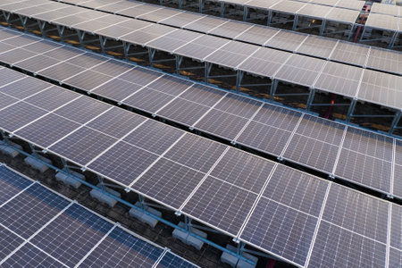 Solar energy system panel on roof top