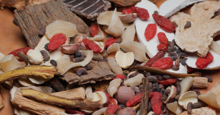 Chinese herbs Chinese herbal medicineの写真素材