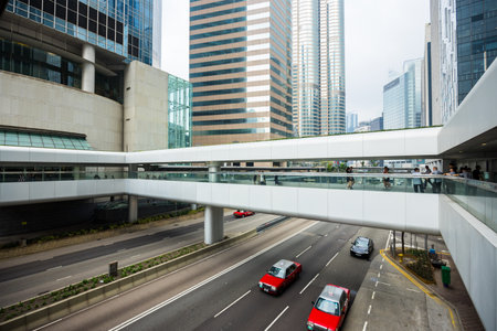Hong Kong 01 April 2024: Hong Kong city in Central districtの写真素材