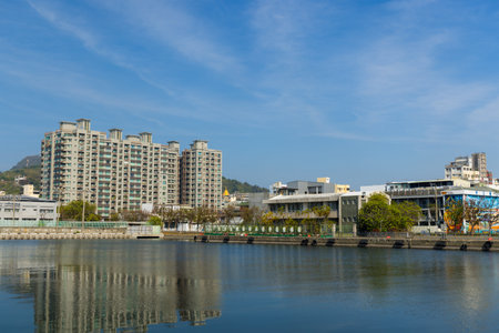 Kaohsiung, Taiwan, 02 February 2024: Kaohsiung city bayのeditorial素材